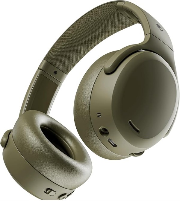 Skullcandy Crusher ANC 2 Noise Cancelling Wireless Headphones - Drab